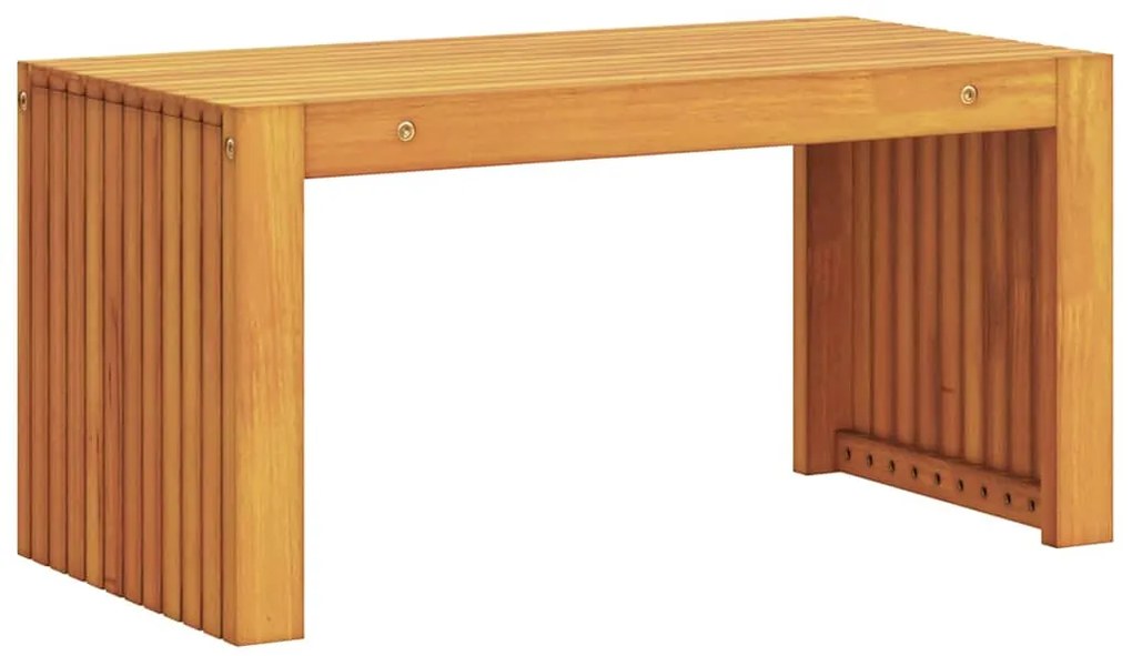 Mesa de Café 70x35x35 cm Madeira Maciça Acácia