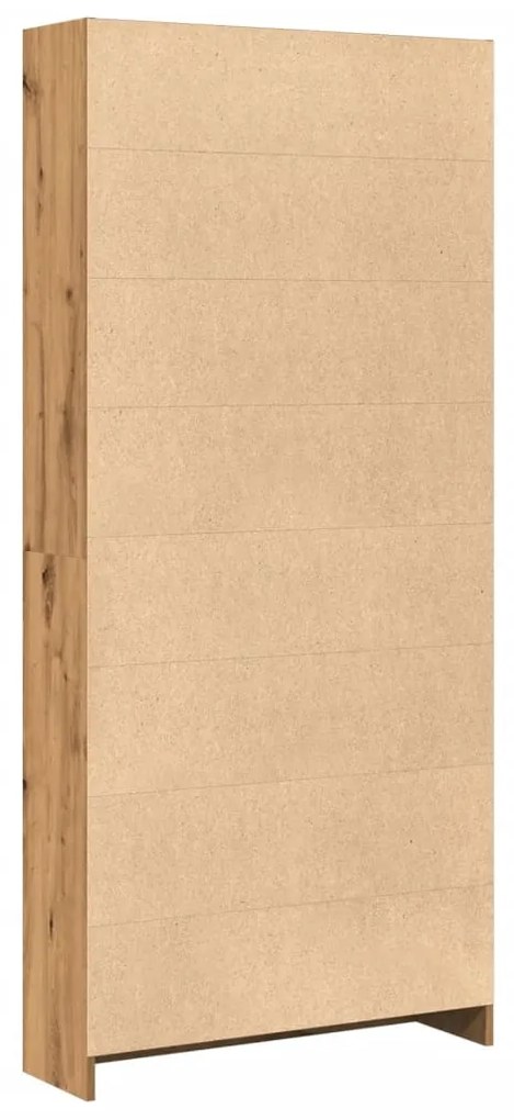 Estante 80x24x176 cm derivados de madeira carvalho artisiano