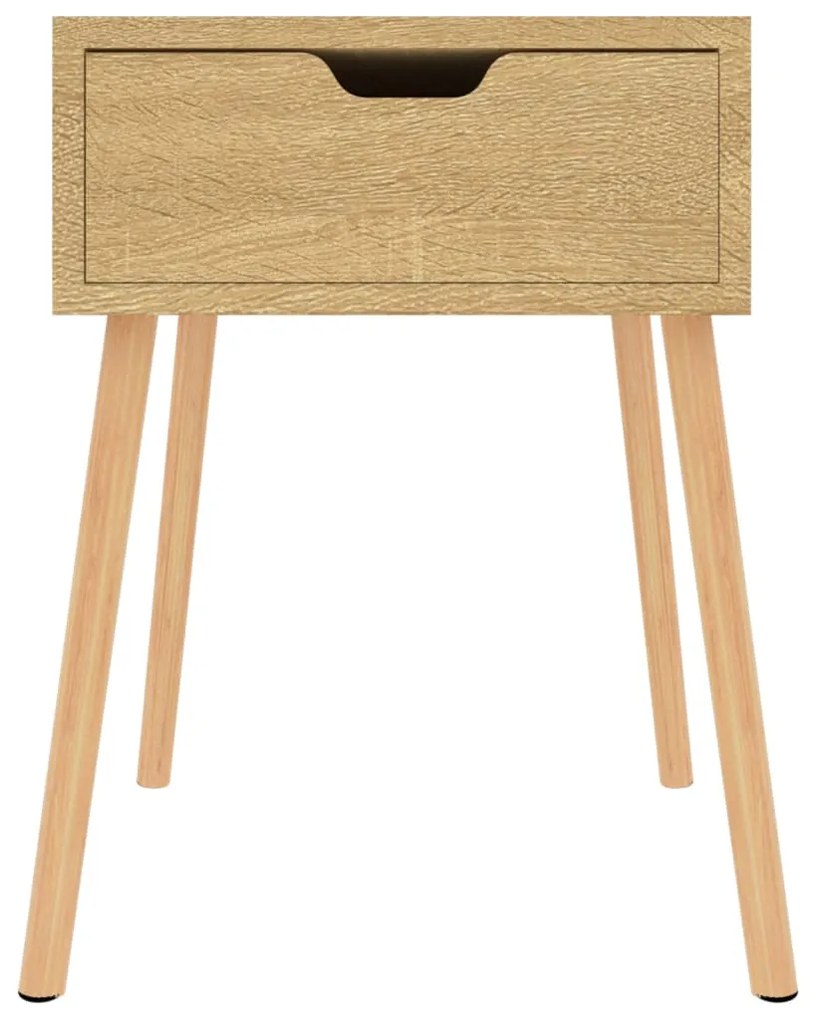 Mesa de cabeceira 40x40x56 cm derivados madeira carvalho sonoma