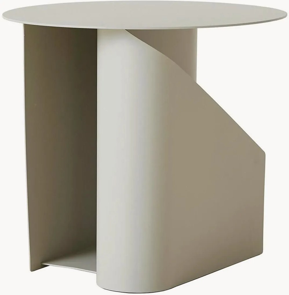 Mesa de apoio redonda com porta-revistas Sentrum
