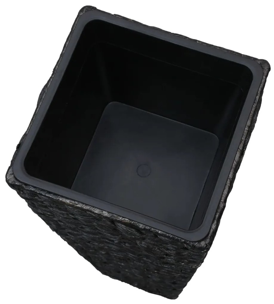 Vasos/floreiras 3 pcs jacinto de água preto