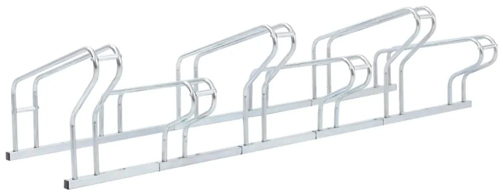 Suporte independente para 6 bicicletas aço galvanizado