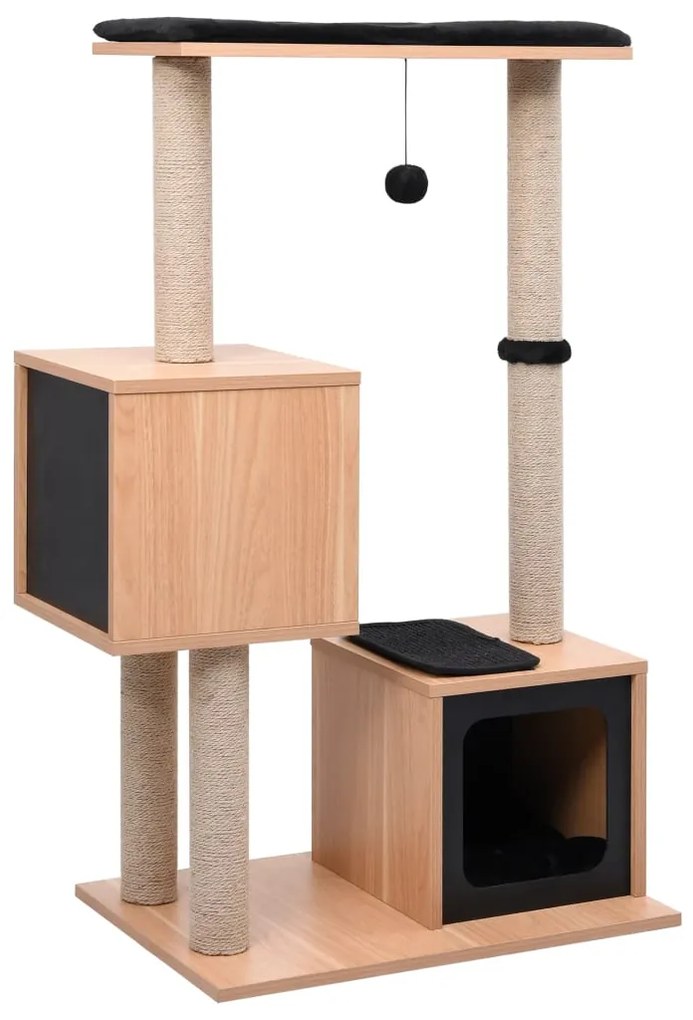 vidaXL Árvore para gatos com tapete arranhador sisal 104 cm
