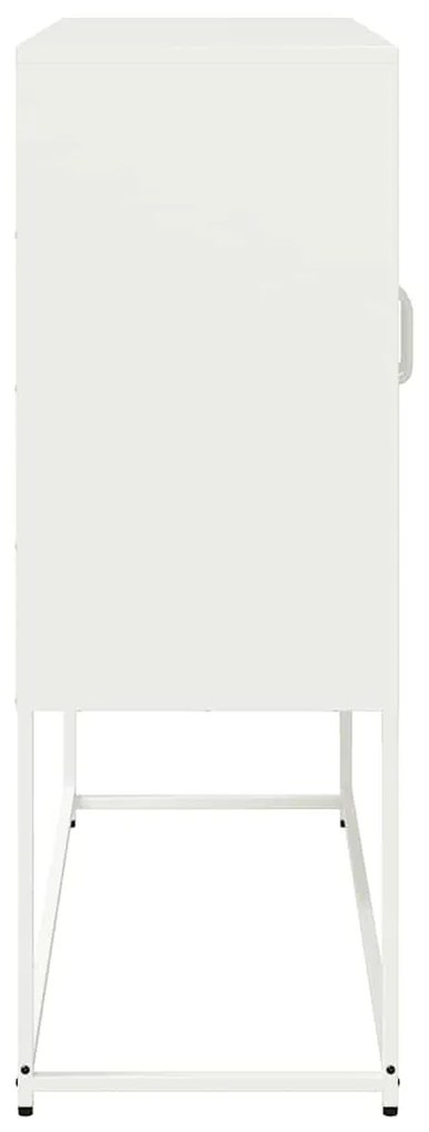 Aparador 100,5x39x107 cm aço laminado a frio branco