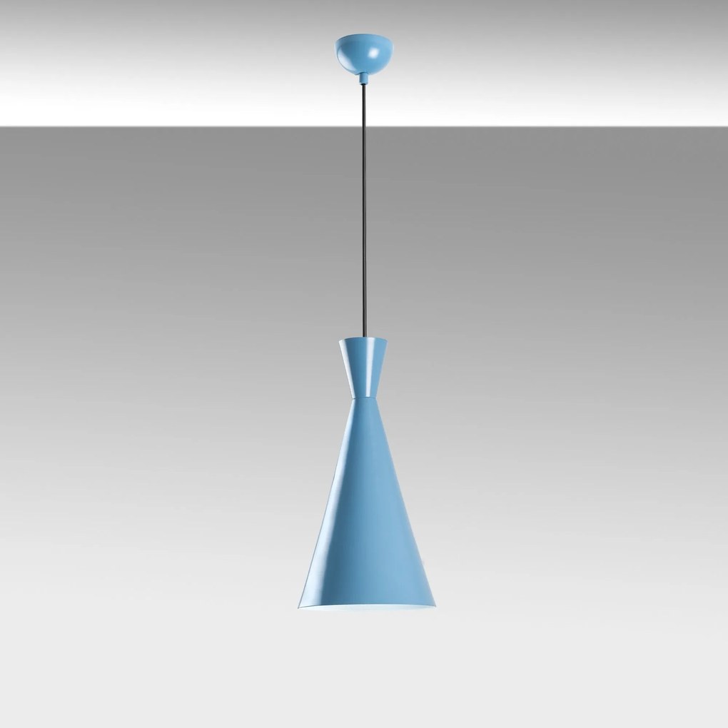 Candeeiro Tom - Azul Claro - Ø19 h:37 cm