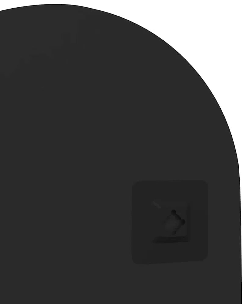 Espelho de parede oval com luzes LED 35x80 cm vidro