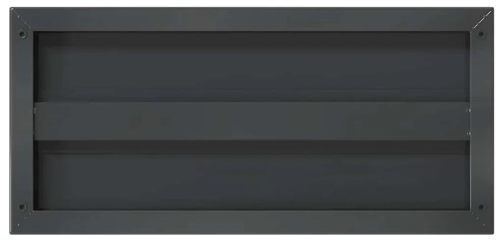 Prateleiras de parede 2 pcs 50x23,5x3cm aço inoxidável prateado