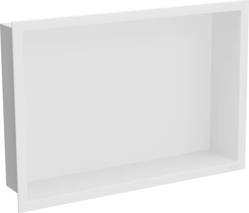 Mexen X-Wall-R prateleira embutida com flange 45 x 30 cm, branca - 1920453010
