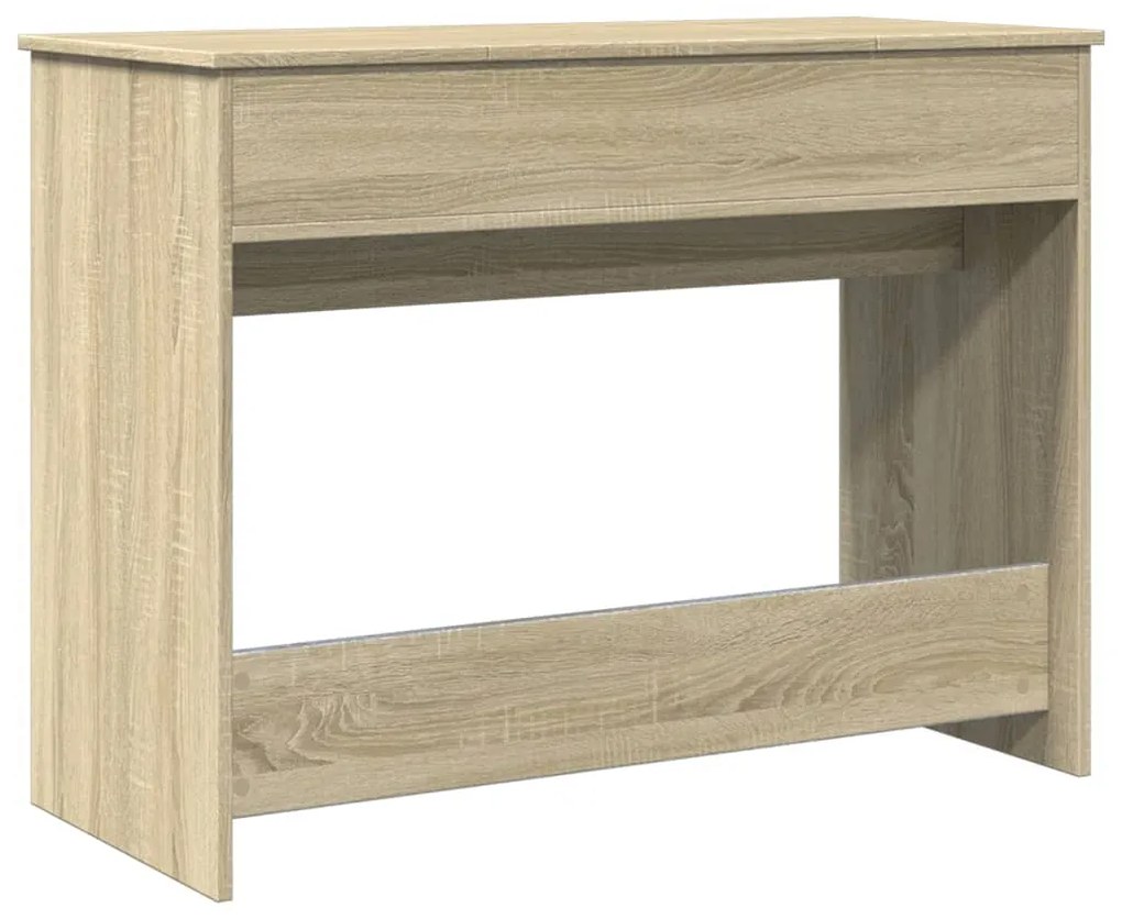 Toucador com espelho 100x45x76 cm cor carvalho sonoma