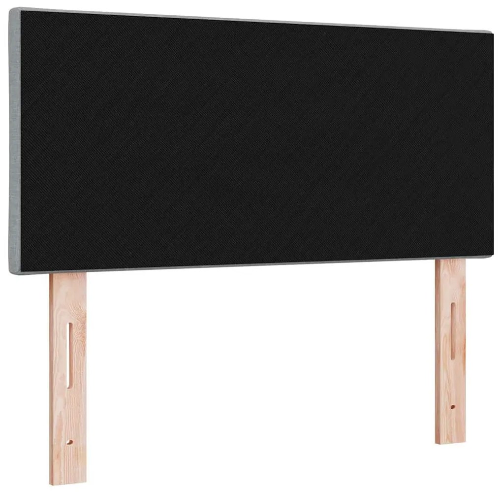 Cabeceira em Design de Blocos de Diamante Cinza Claro 100 cm Tecido