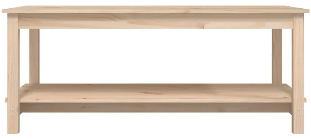 Mesa de centro 110x55x45 cm madeira de pinho maciça