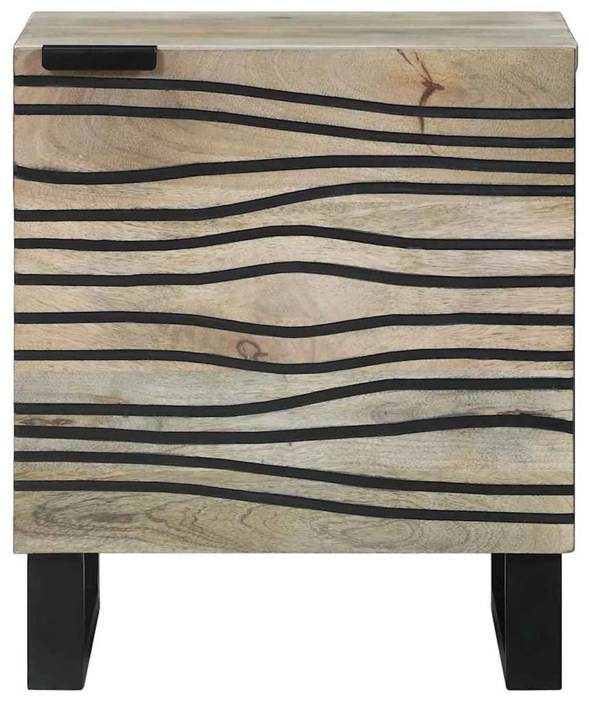 Mesas de cabeceira 2 pcs Natural 40 x 33.5 x 46 cm