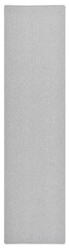 326996 vidaXL Tapete/passadeira 80x300 cm cinzento-claro