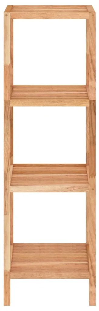 Unidade de prateleiras WC 36x36x112 cm nogueira maciça