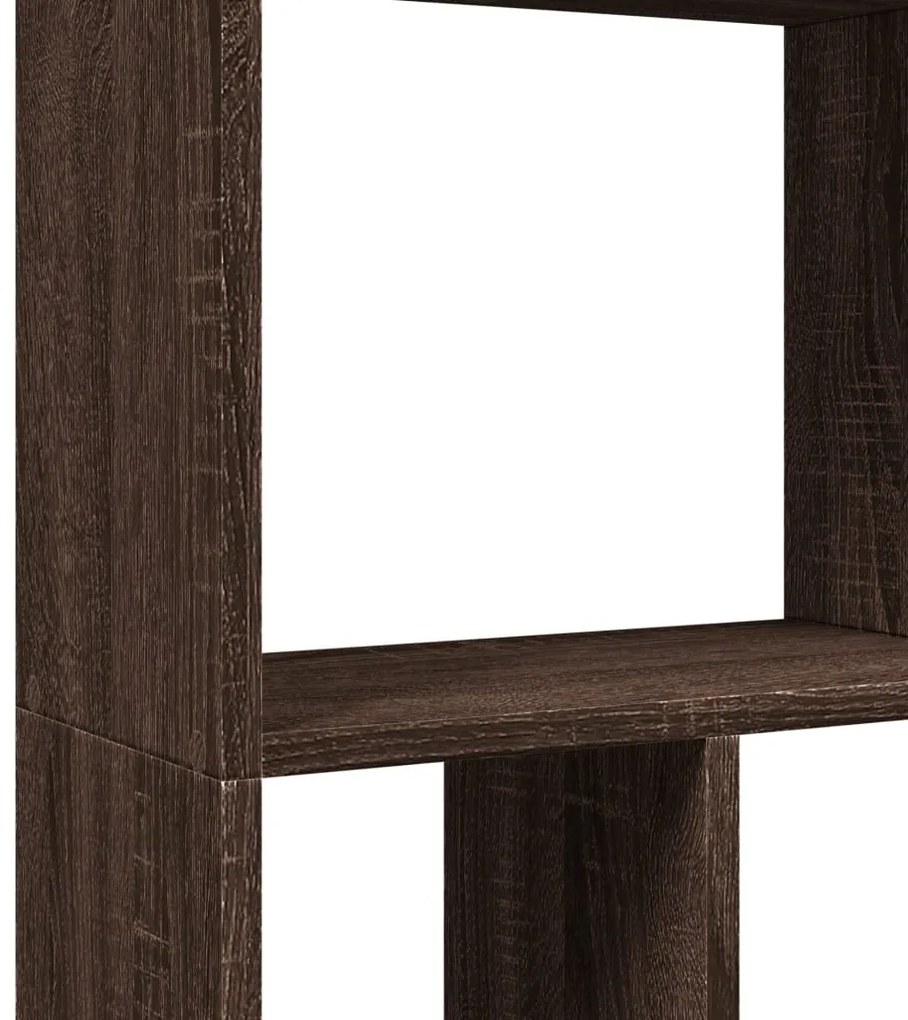 Estante 60x20x120 cm derivados de madeira carvalho castanho