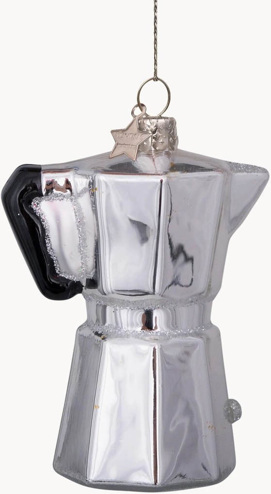 Ornamento de árvore de Natal artesanal Coffee Maker