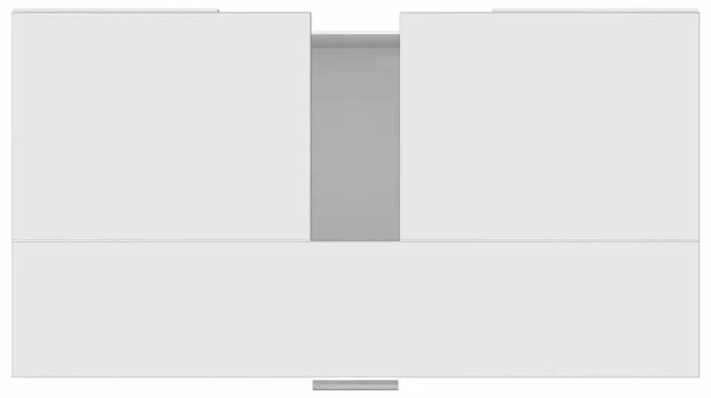 Armário de casa de banho 60x32x53,5 cm derivados madeira branco