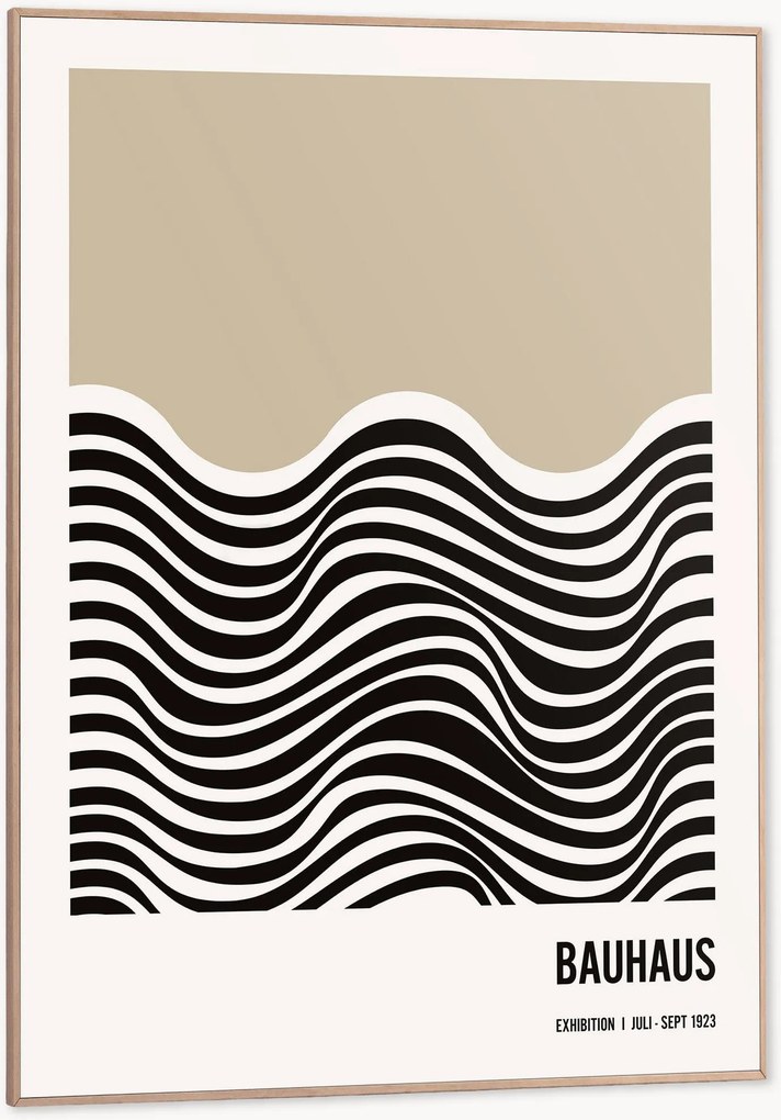 Impressão digital emoldurada Bauhaus