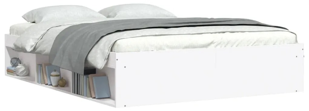 Estrutura de cama 140x190 cm branco