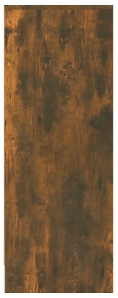 Sapateira 60x35x92 cm derivados de madeira carvalho fumado