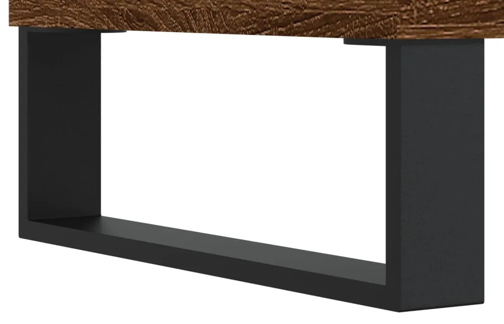Móvel TV 100x35x55 cm madeira processada cor carvalho castanho