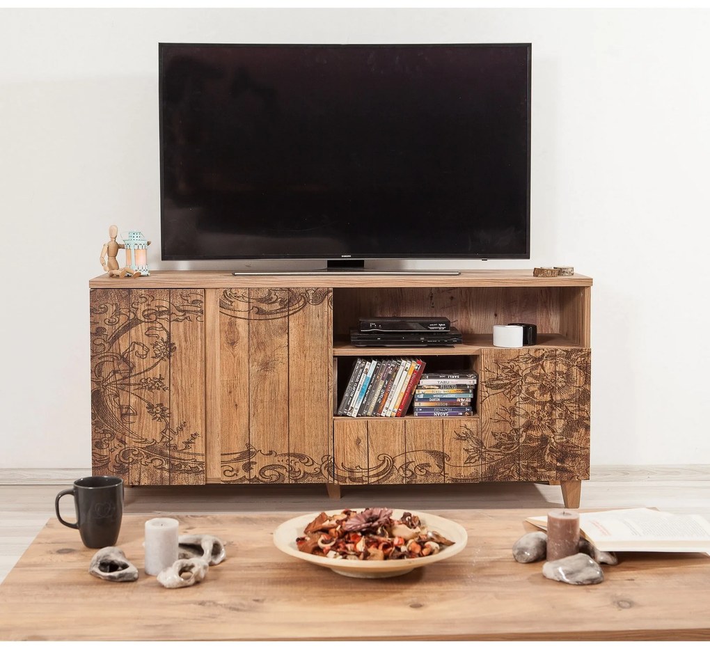 Móvel para TV Marina – Pinho Atlântico – 160x65x45 cm
