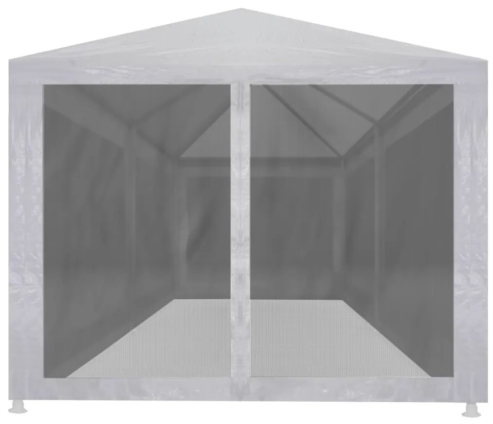 Tenda para festas com 6 paredes laterais em rede 6x3 m