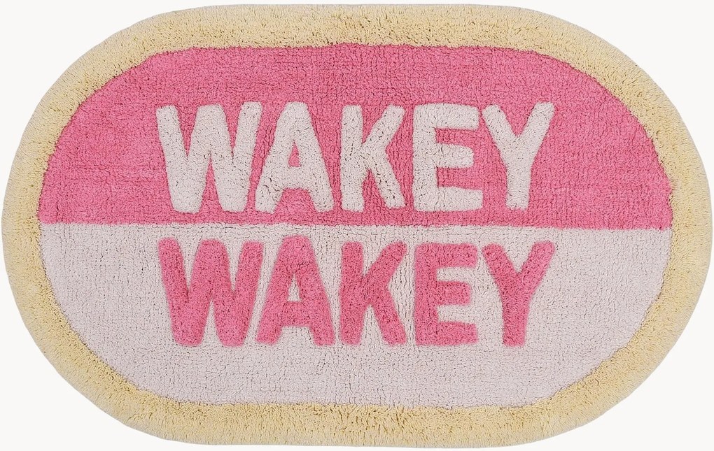 Tapete de banho de algodão Wakey Wakey