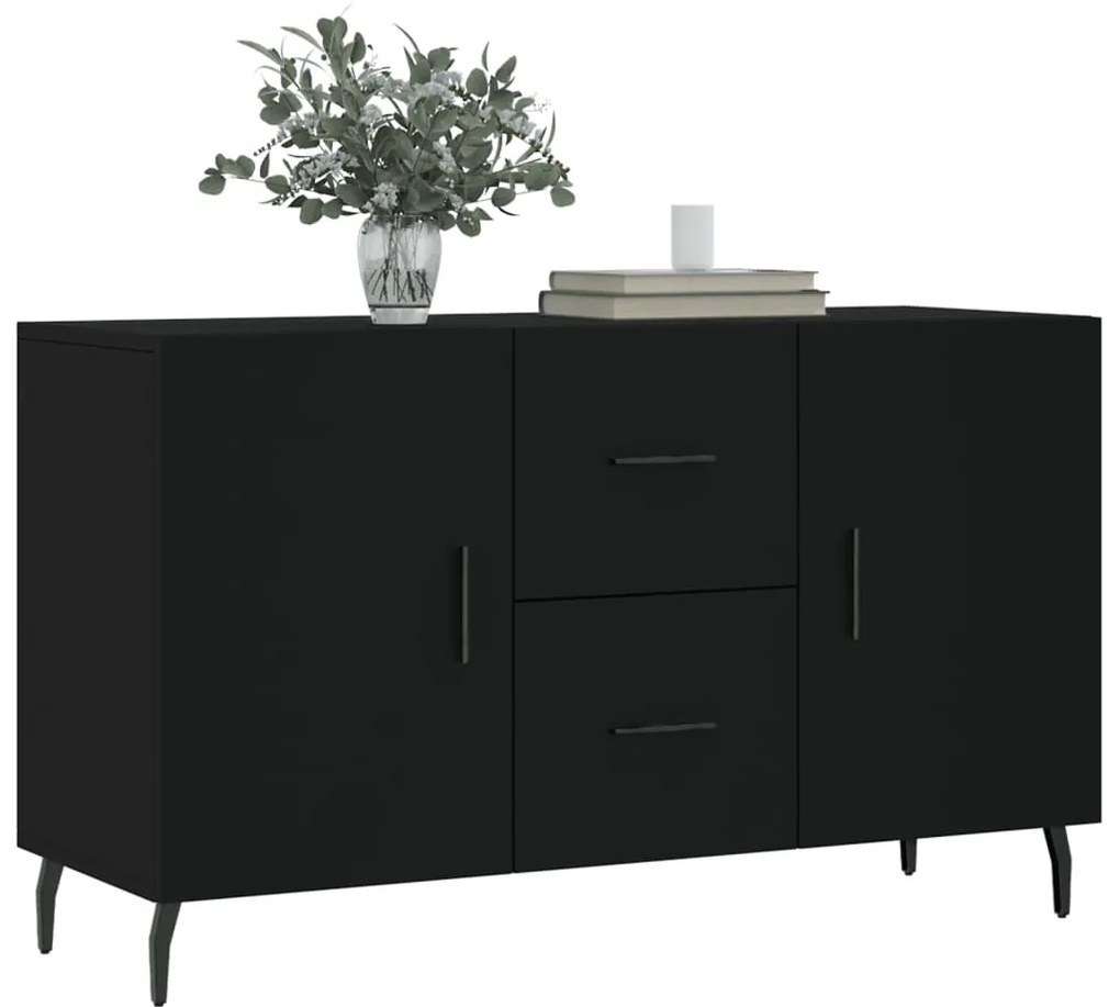 Aparador 100x36x60 cm derivados de madeira preto