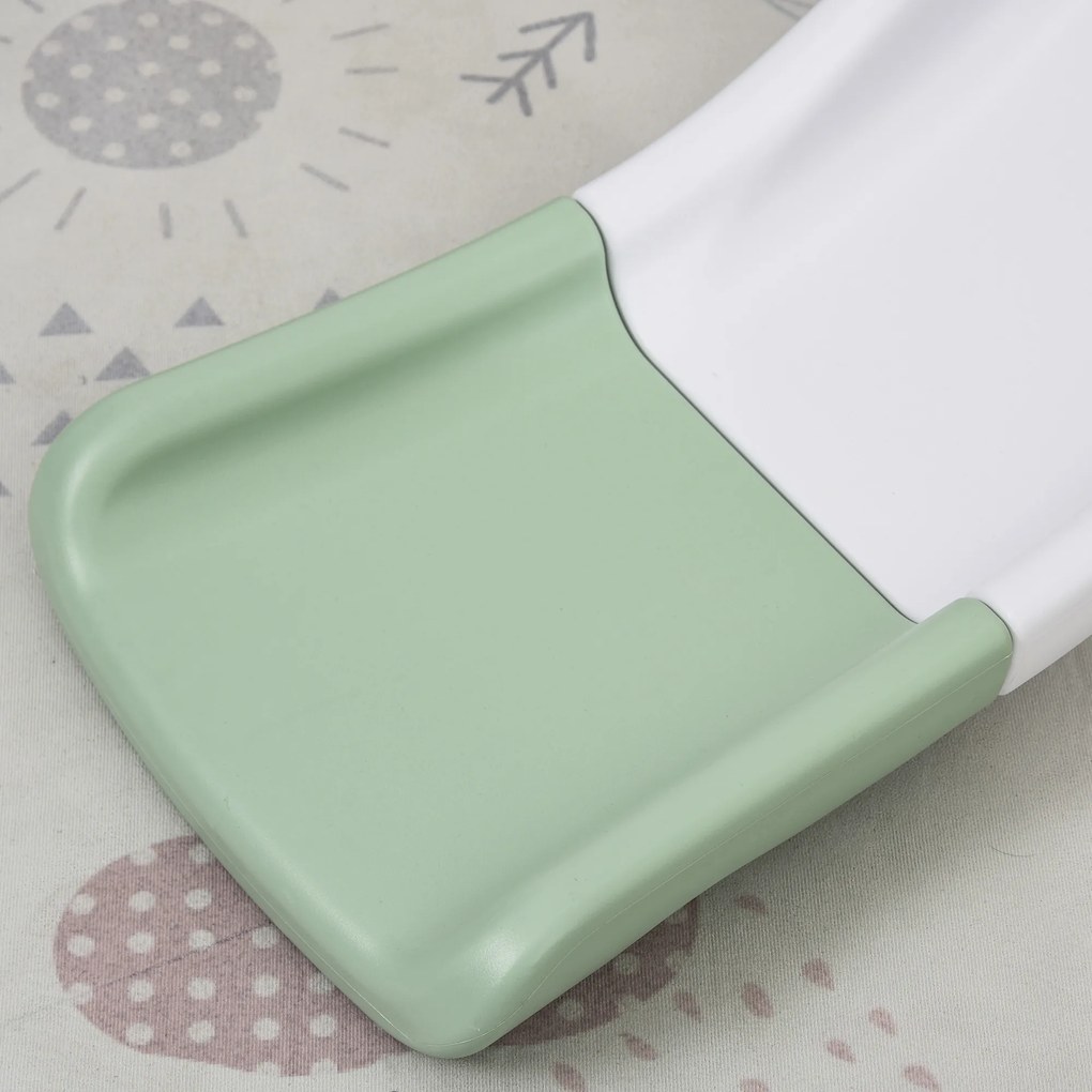 Escorrega infantil para crianças acima de 2 anos com cesta de basquete Interior e exterior carga 25 kg Acessórios incluídos 160x35x68 cm Verde e