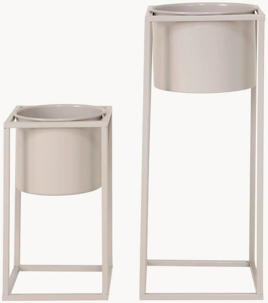 Vasos com suporte Marla, conjunto de 2