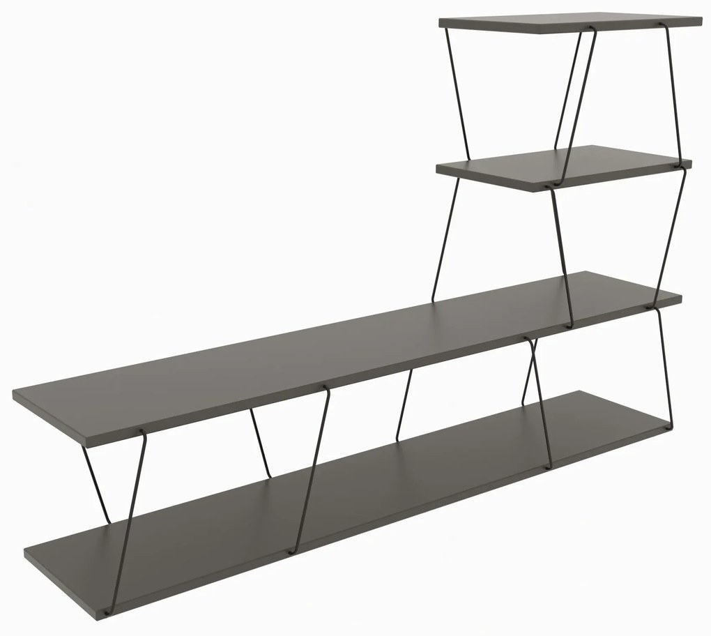 Móvel TV Ilgaz – Antracite – 150 cm x 93 cm x 30 cm