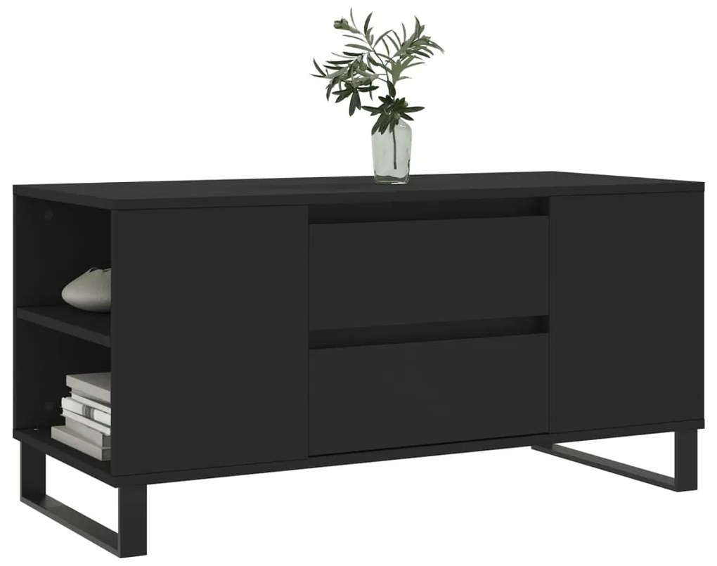 Mesa de centro 102x44,5x50 cm derivados de madeira preto