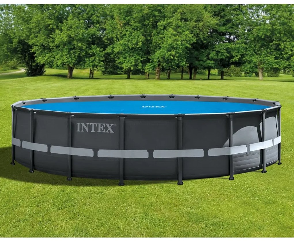 Intex Cobertura para piscina solar 538 cm polietileno azul