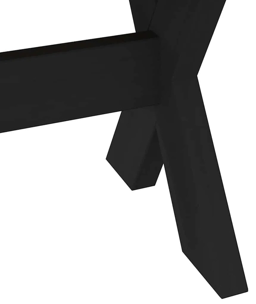 Banco de jantar NOAIN pernas forma X 180x40x45 cm pinho maciço