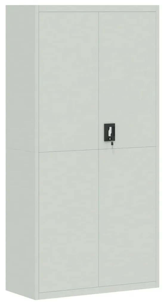 Arquivador 90x40x220 cm aço cinzento-claro