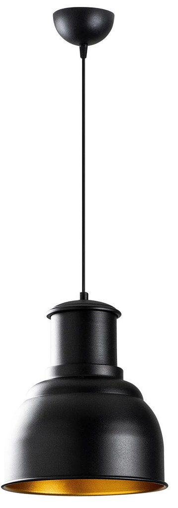 Candeeiro de Teto Berceste – Preto – 25 x 25 cm