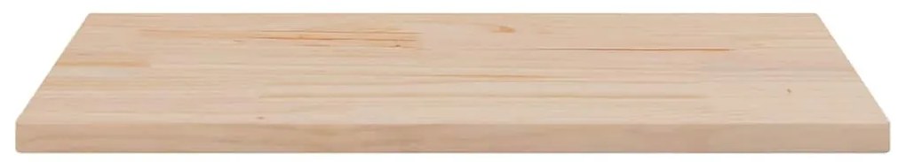 Tampo de mesa retangular 80x40x2,5 cm pinho maciço