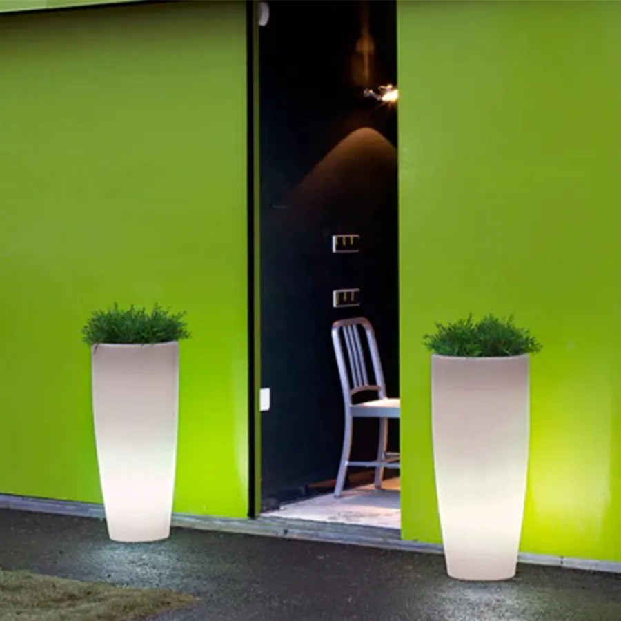 VASO COM LUZ BAMBÚ 90 CM LUZ LED RGB BATERIA RECARREGÁVEL HOTEL, CASA, JARDIM, RESTAURANTE, BAR