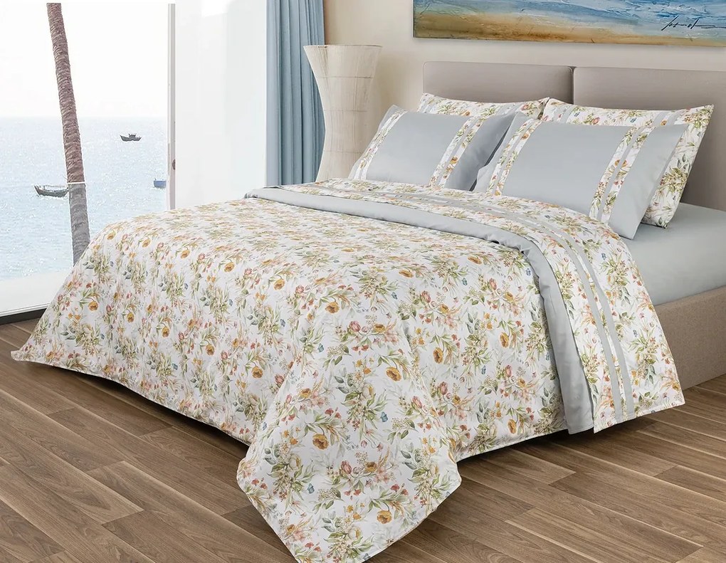 Cama 180x200 - Jogo de lençóis algodão penteado cetim 300 fios: Taupe 1 lençol capa ajustavel 180x200+30 cm + 1 lençol superior 260x290 cm + 2 fronhas 50x70 cm fecha com pala interna