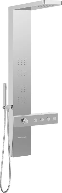 Mexen Natan painel de duche com bica, cromado - 7626-04-00