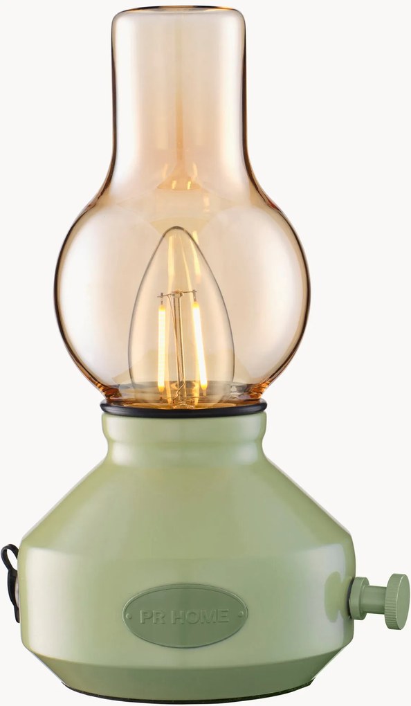 Candeeiro de mesa LED pequeno regulável para exterior Glimt