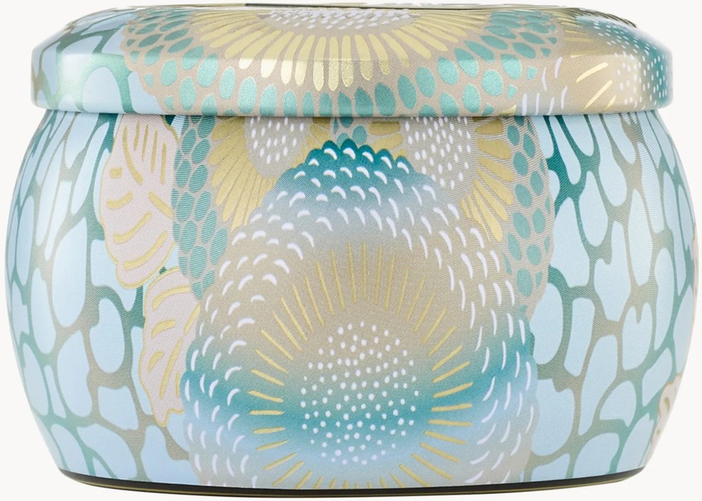 Vela perfumada artesanal California Summers (sal marinho, baunilha quente, madeira de teca)