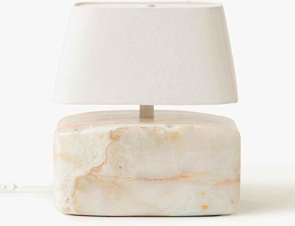 Candeeiro de mesa com base em jade Maleo