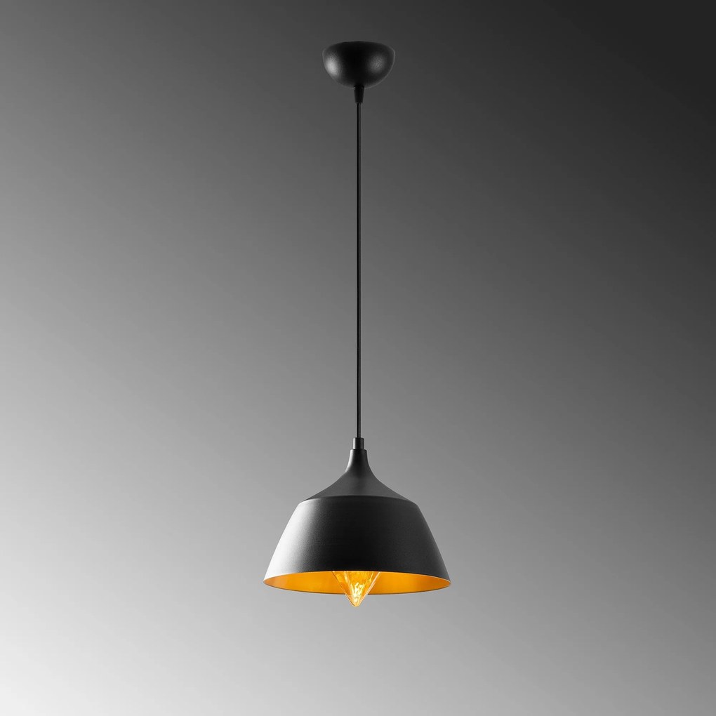 Candeeiro Dodo – Preto – 25 x 25 cm