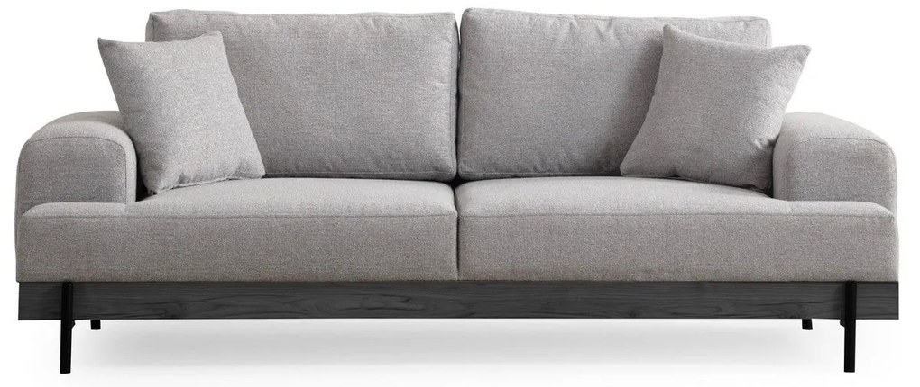 Sofá de 3 Lugares Eti – Cinzento – 220 cm x 98 cm x 78 cm