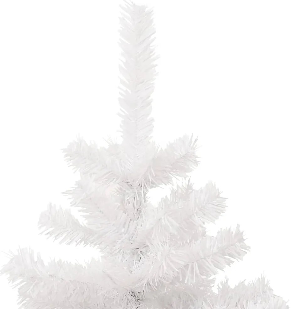 Árvore de Natal rotativa pré-iluminada + suporte PVC branco