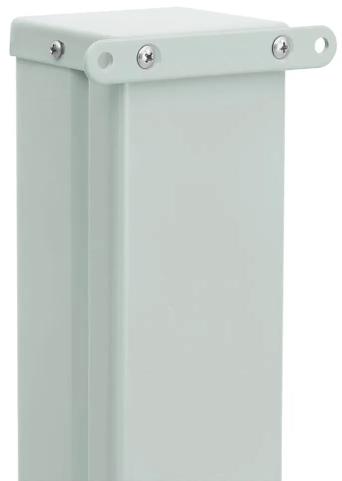 Toldo lateral retrátil para pátio 100x500 cm castanho