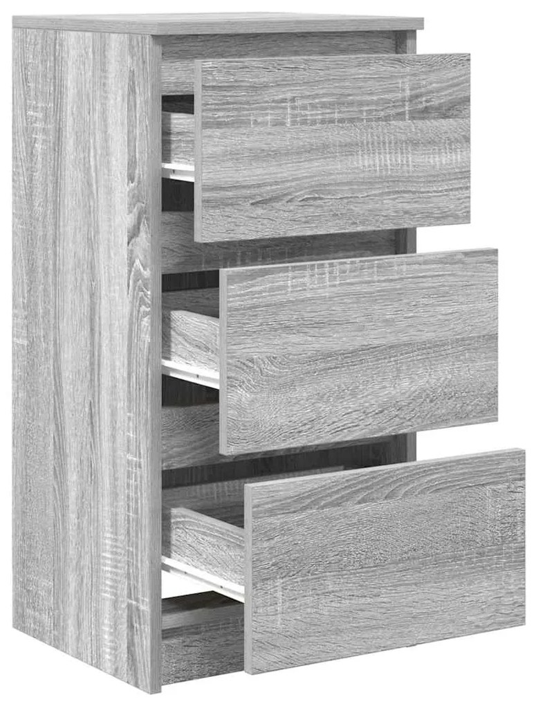 Aparador 37,5x35x76 cm derivados de madeira cinzento sonoma