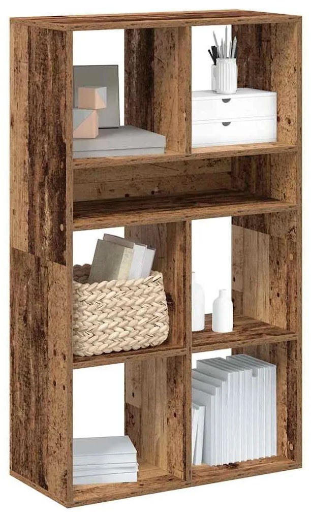 vidaXL Estante madeira velha66x31x112 cm derivados de madeira